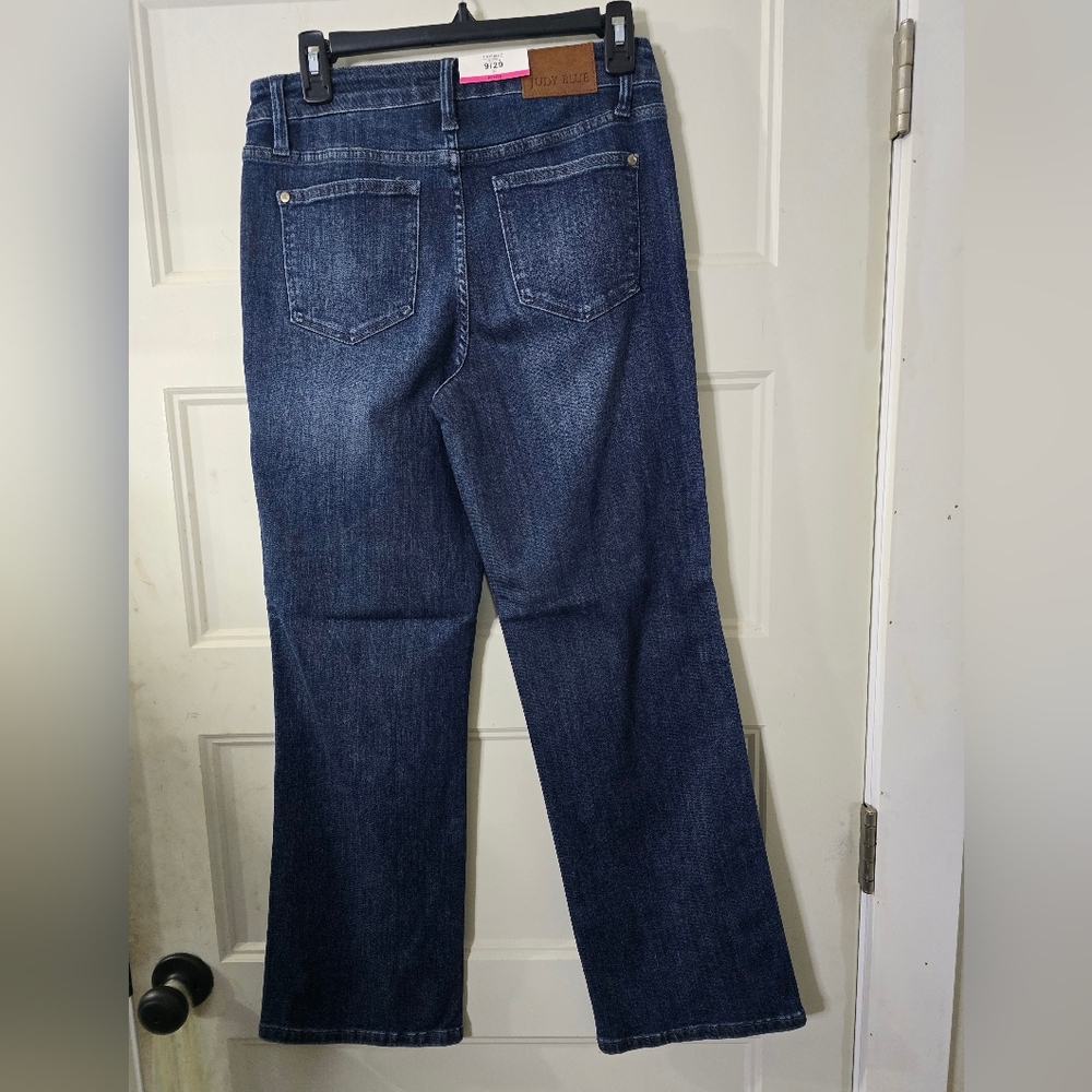 Size‎ 9 PETITE! NWTS Judy Blue Straight Leg Jeans - Picture 3 of 7